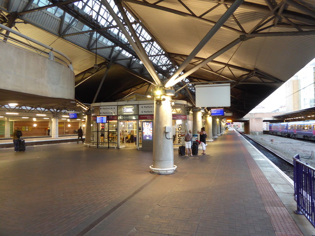 Manchester Airport platform 2 looking east