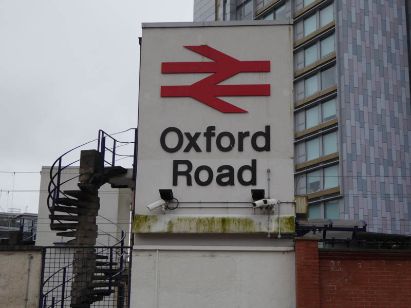 Oxford Road station sign