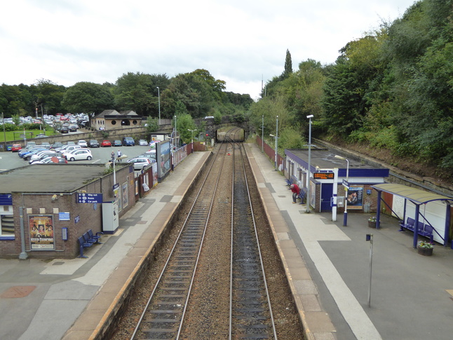 Marple looking south from footbridge