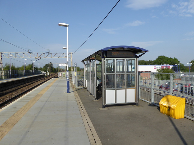 Mauldeth Road platform 2 looking north