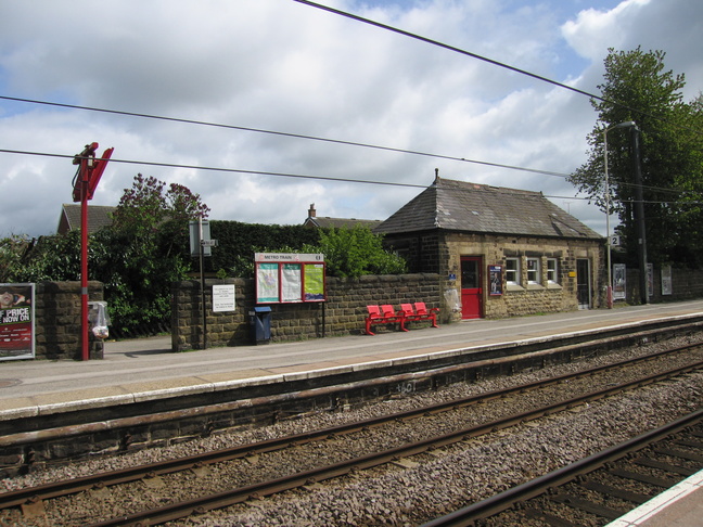 Menston platform 2 building