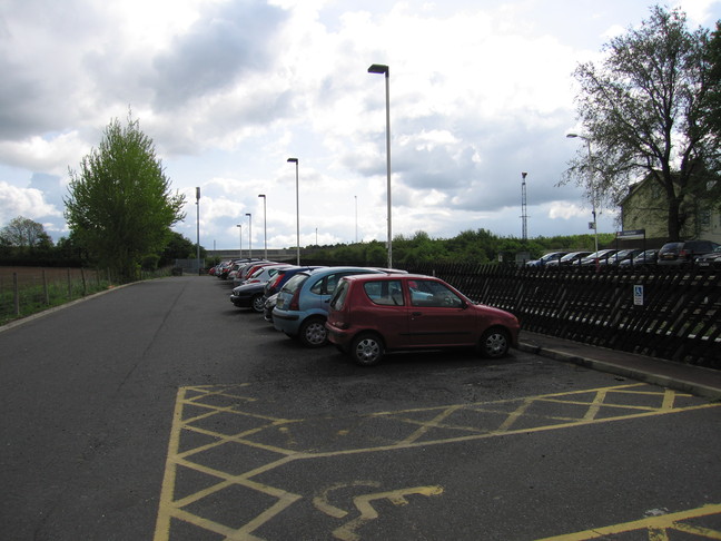 Micklefield platform 1 car
park