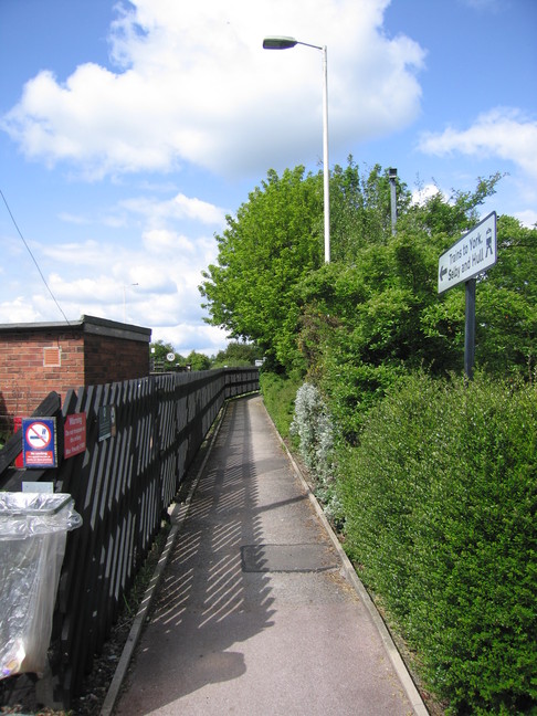 Micklefield platform 1 car
park ramp