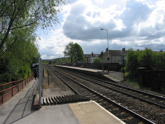 Micklefield platform 1 exit ramp