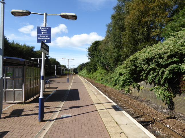 Moorside platform 1 looking west