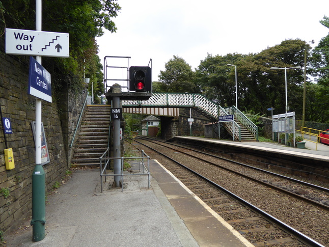 New Mills Central footbridge