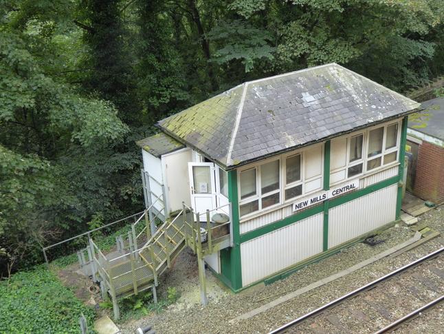 New Mills Central signalbox