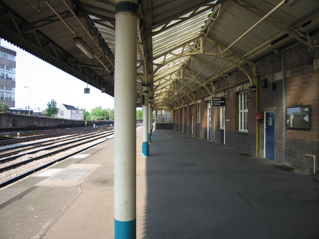 Newport platform 1 looking east