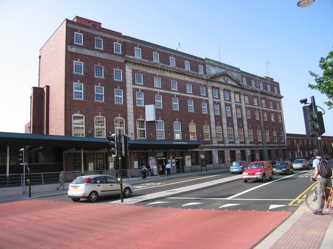 Newport station front