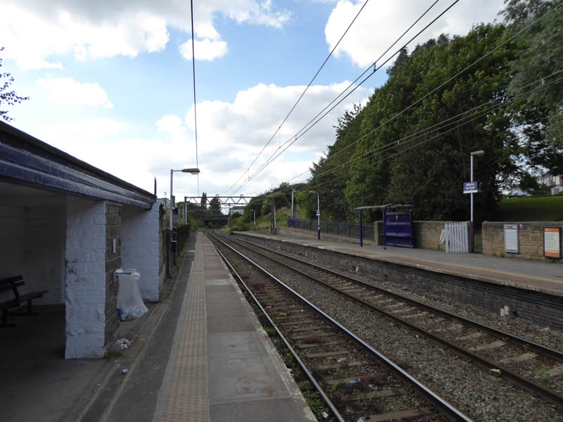 Looking west on platform 1