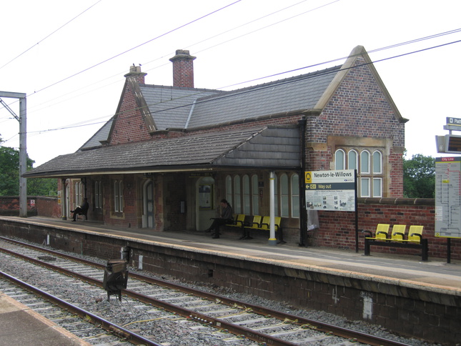 Newton-le-Willows station
building rear