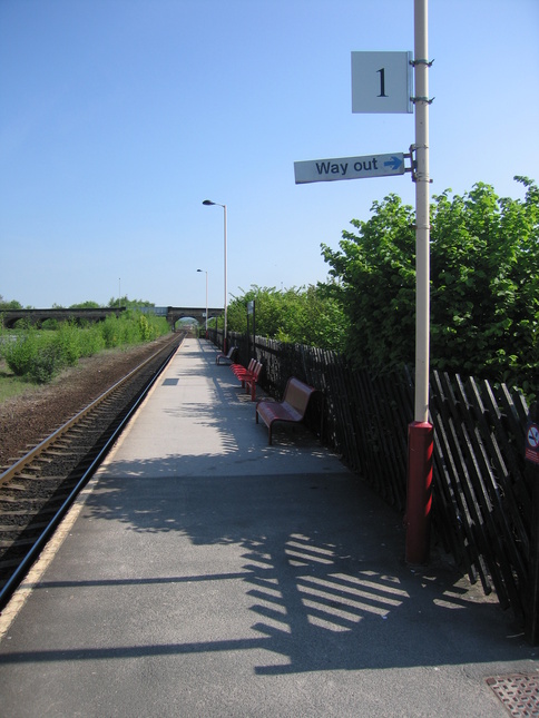 Normanton platform 1 looking north