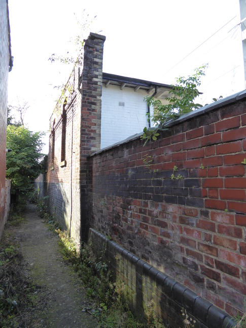 Patricroft platform 1 shelter rear