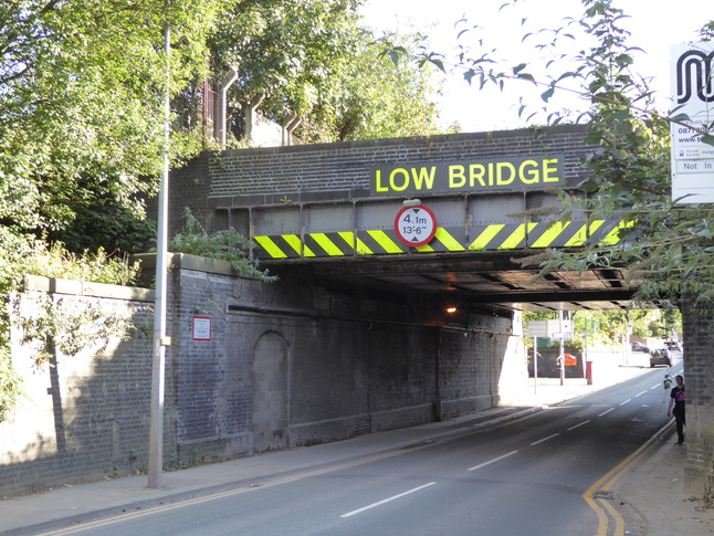 Patricroft rail bridge over road