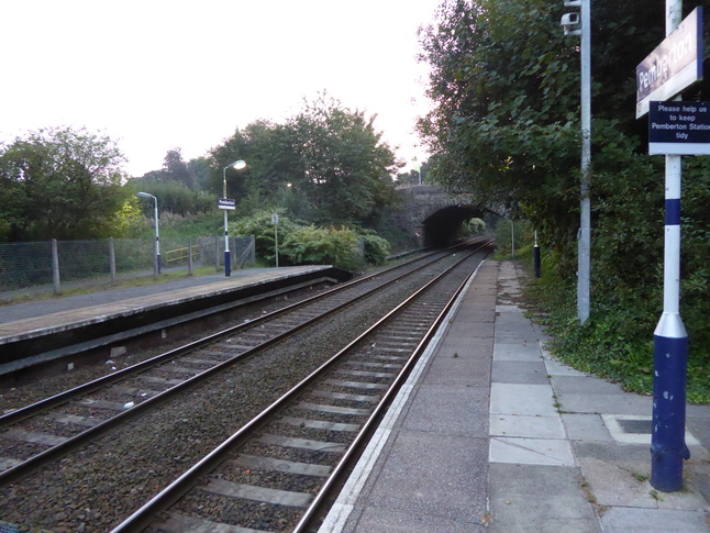 Pemberton platform 1 looking west