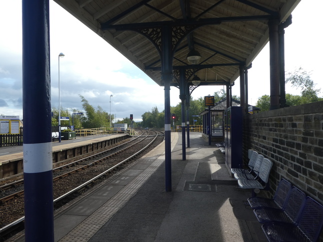 Penistone platform 2 under canopy