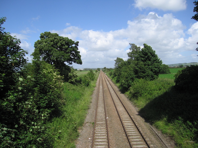 Rainford from bridge looking
east
