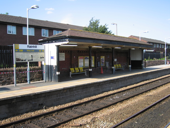 Rainhill platform 1 shelter