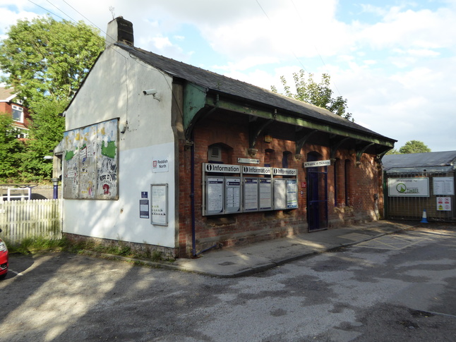 Reddish North station building front
