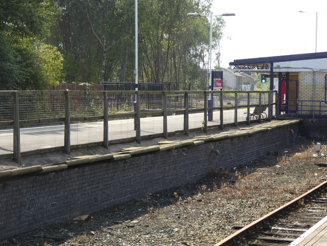Rochdale disused platform edge