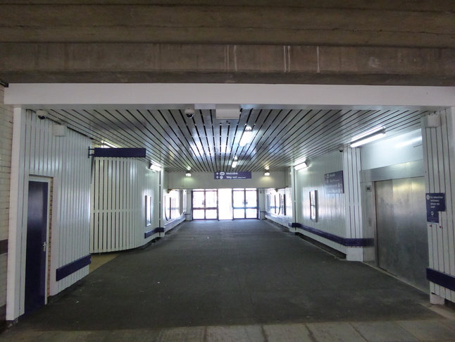 Rochdale subway north end, looking north