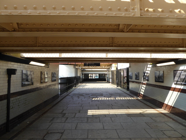Rochdale under disused track