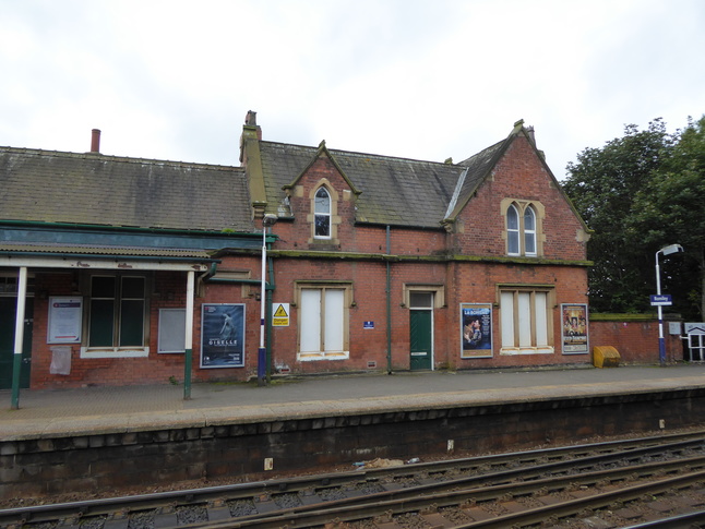 Romiley platform 1 boarded up