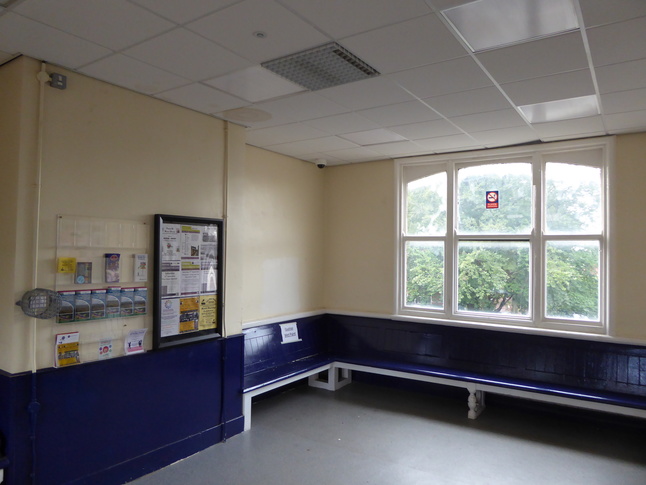 Romiley platform 1 waiting room
