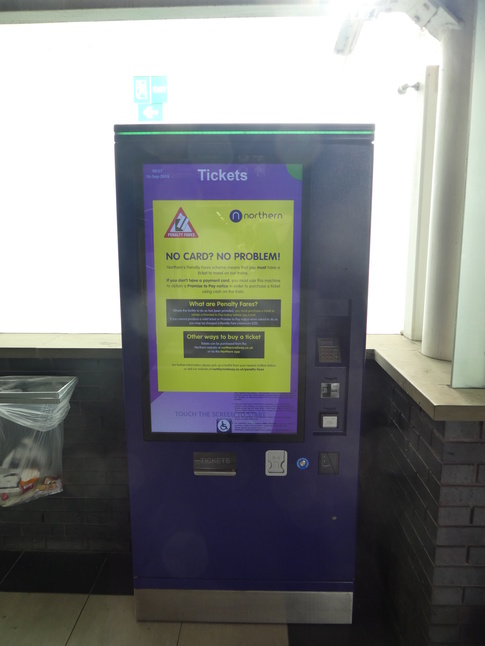 Rotherham Central permit to travel machine