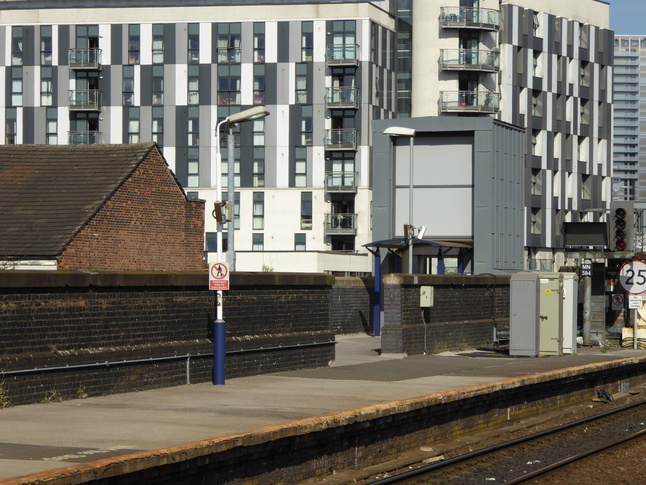 Salford Central platform 1 lift