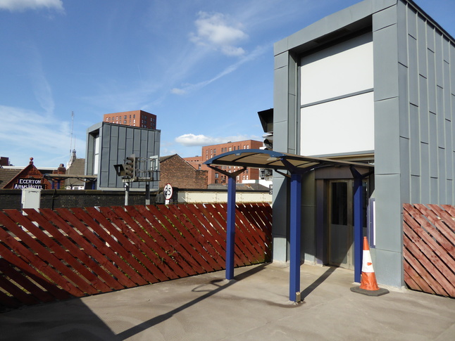 Salford Central platform 2 lift