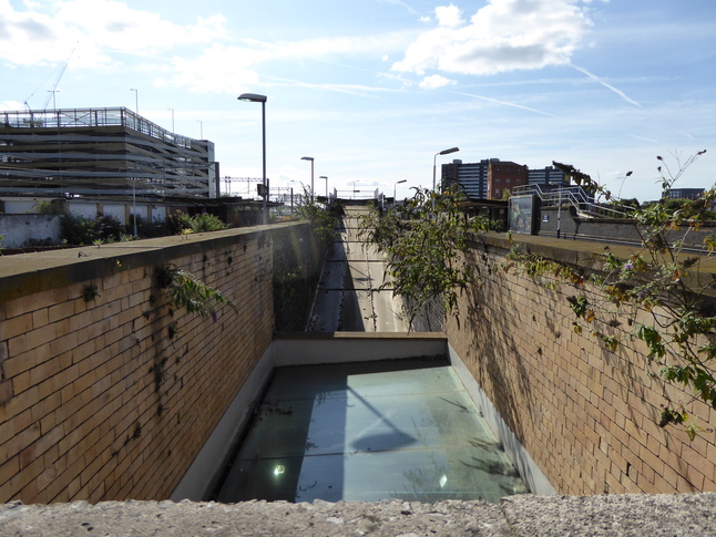 Salford Central platform 2 ramp top