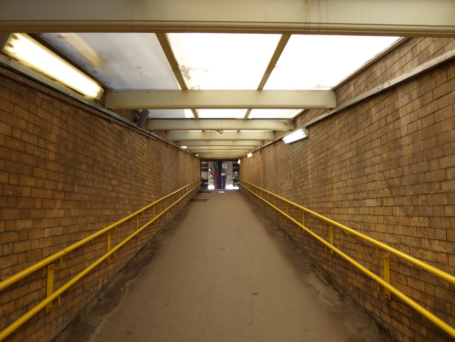 Salford Central looking up the ramp