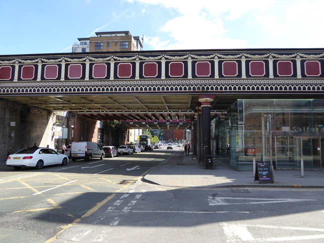 Salford Central other entrance by the bridge