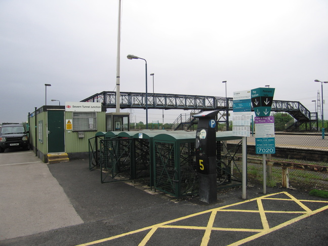 Severn Tunnel Junction bike lockers