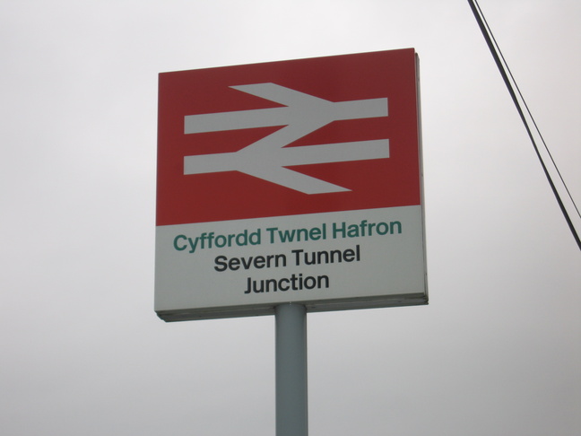 Severn Tunnel Junction sign