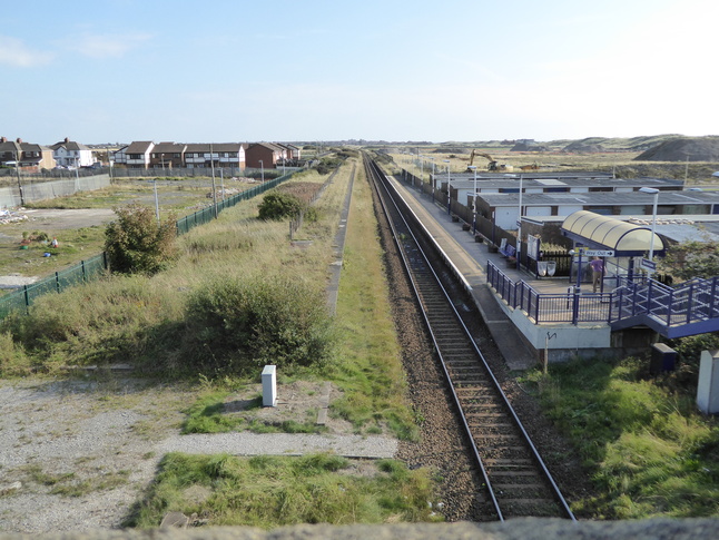 Squires Gate looking south
from the road bridge