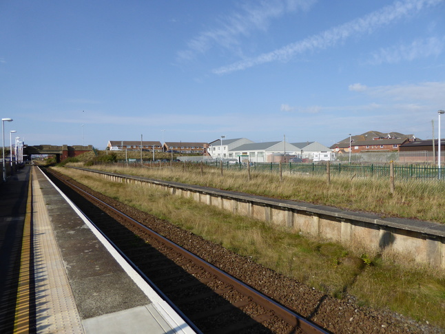 Squires Gate platform looking
north