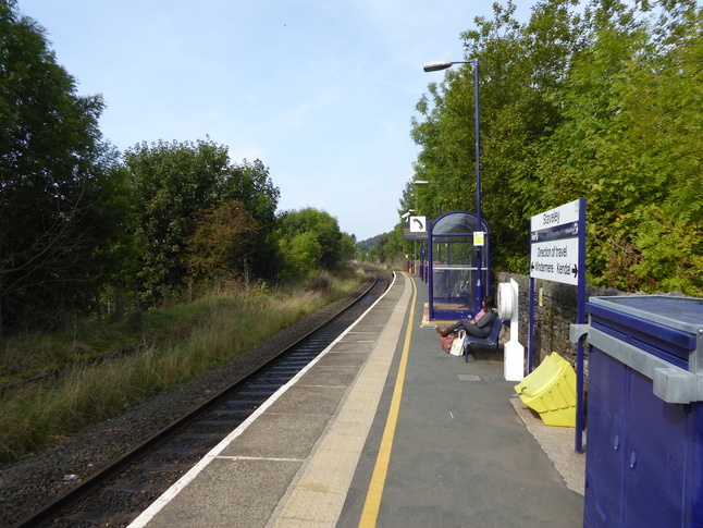 Staveley platform looking west