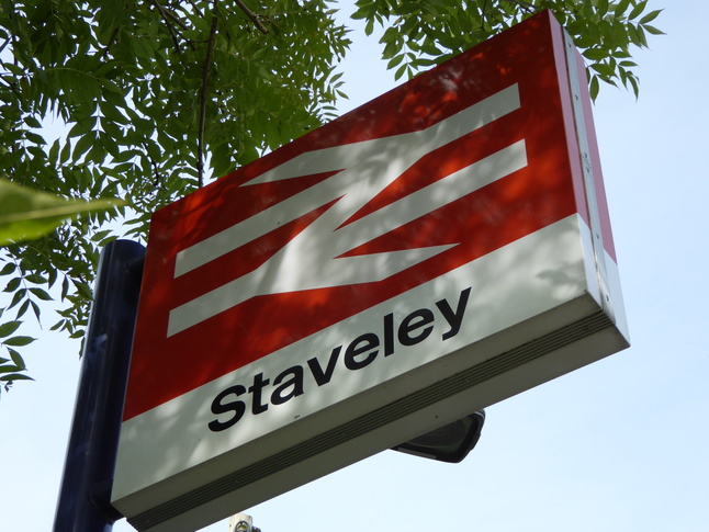 Staveley sign