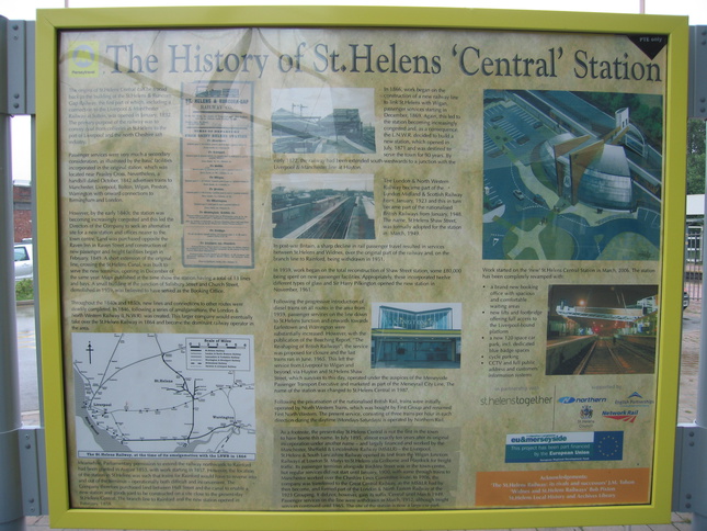 St Helens Central poster