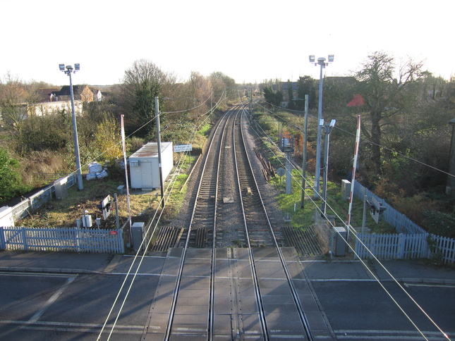 St Margarets from footbridge
looking south