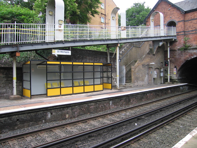 St Michaels platform 1 shelter