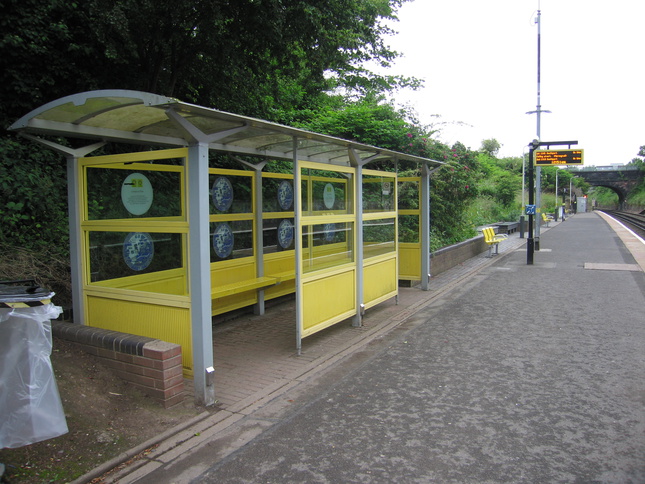 St Michaels platform 2 shelter