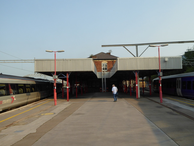 Stockport platforms 1 and 2 canopy end