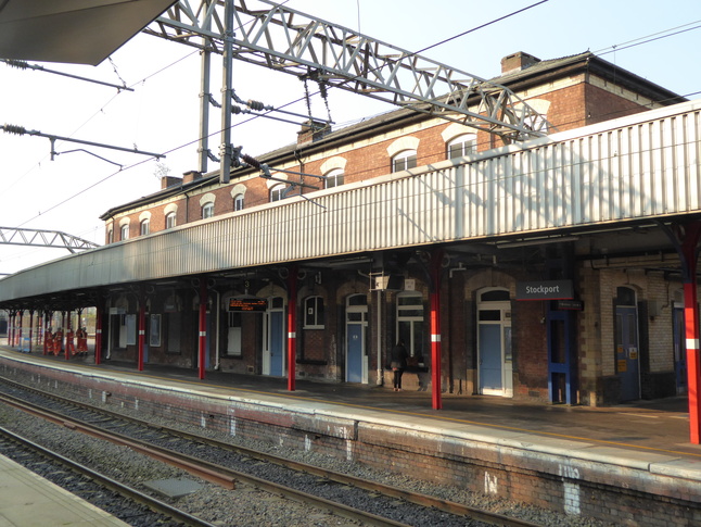 Stockport platform 1 building