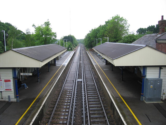 Sway from footbridge, looking west