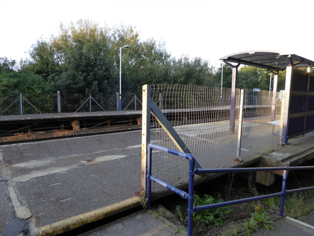 Trafford Park platform 1 entrance