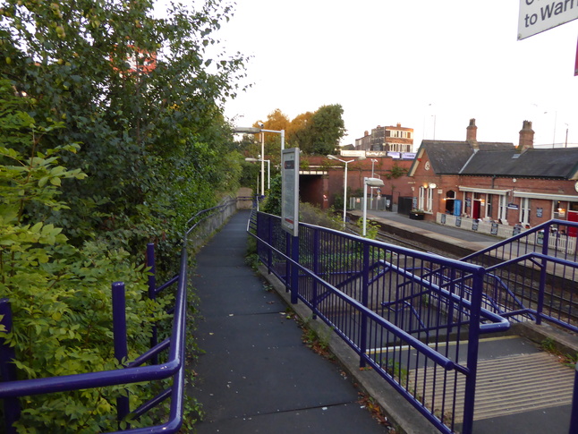 Urmston platform 1 ramp