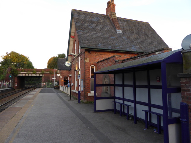 Urmston platform 2 shelter